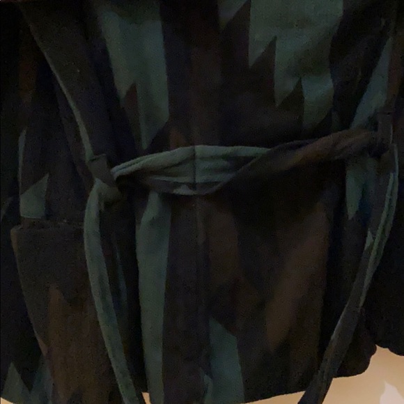 Monrow Printed Wrap Jacket Sz S